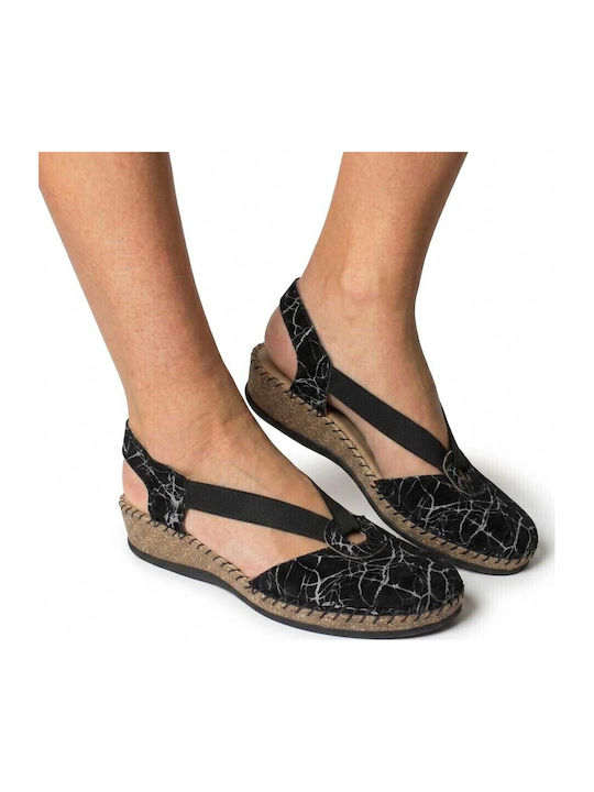 Castor Anatomic Leder Flache Damen Sandalen Ana...
