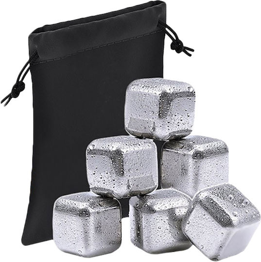 Hi Pro Rostfreier Stahl Dekorative Eiswürfel Set 6 Stück