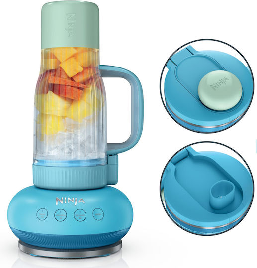 Ninja Blendboss Μπλέντερ με Πλαστική Κανάτα 710 ml Μπλε