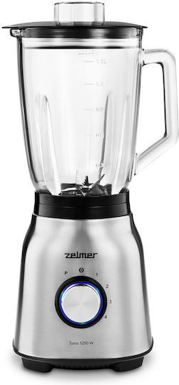 Zelmer Mixer mit Glaskanne 1,5 l 1250W Grau 2018676