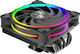 Akasa SOHO CPU Cooler for Socket AM4/AM5/1200/115x/1700 with ARGB Lighting