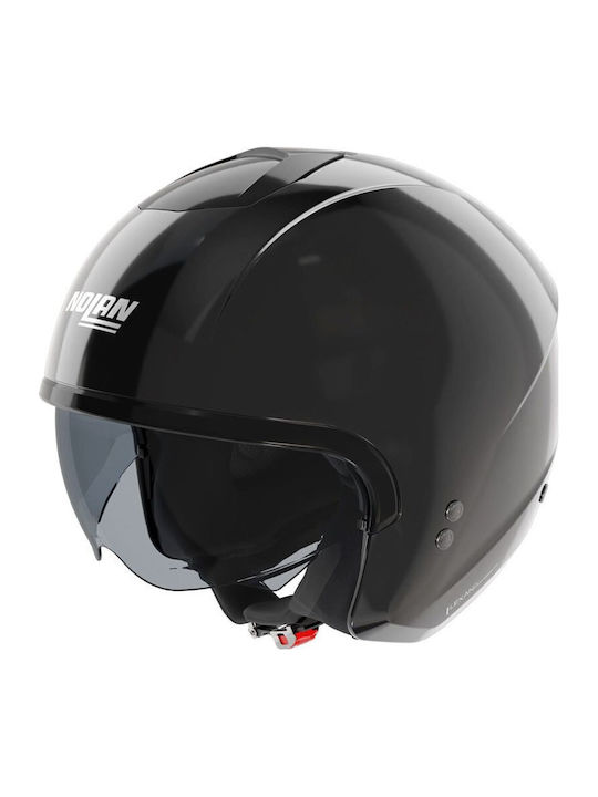 Nolan N20-2 Classico 301 Black Glossy Motorcycle Helmet Jet ECE 22.06 1200gr with Sun Visor