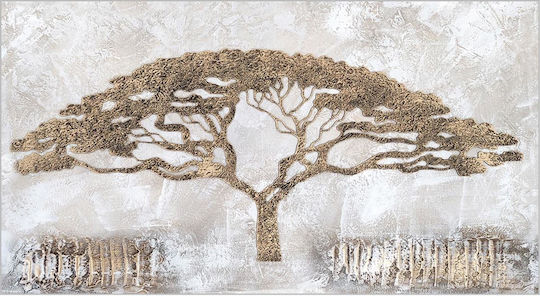 Painting Tree White Background 60x110