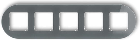 Icon Universal Frame Straddle Glass Effect Frame Graphite Bottom White 28-0-irso-5