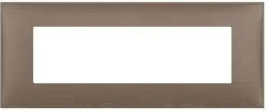 7-module Frame Classia Legrand Brown Matt