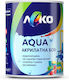 Aqua Acrylfarbe Satin 600 ml Zimt Leko