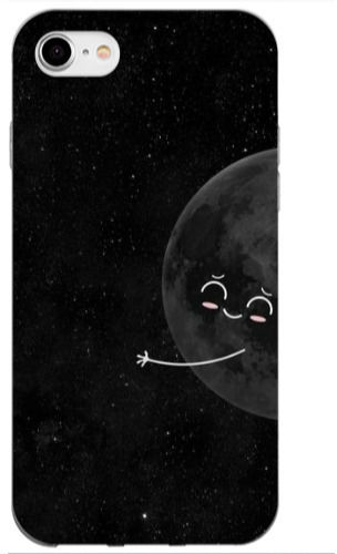 Apple iPhone SE 2020 Half Moon 2 Transparent Silicone TPU Mobile Phone Case