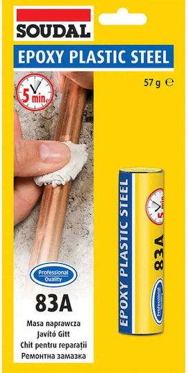 Epoxy Glue 83a Epoxy Plastic Steel 57 G Soudal
