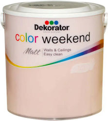 Colored Latex Mat Pink Quartz Color 2.5l Dekorator Colored Latex Mat Pink Quartz Color 2.5l Dekorator