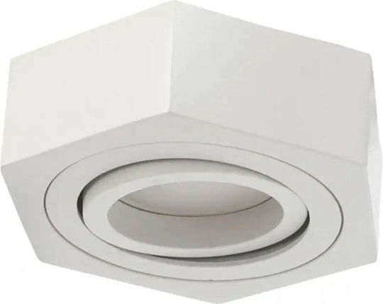 Lightex Spot cu Soclu GU10 în Culoare Albă Lightex Spot cu Soclu GU10 în Culoare Albă