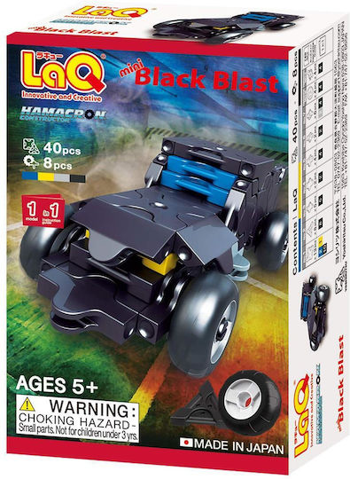 LaQ Hamacron Constructor Mini Black Blast Building Blocks for 5 Plus Years 48 Pieces