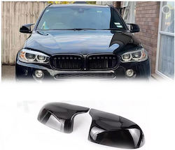 Καπάκια Καθρεφτών Bmw X3 F25 X4 F26 X5 F15 X6 F16 Xm Look Γυαλιστερό Μαύρο 2 Τεμάχια Bmw Cαrνεr