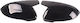 Mirror Caps Vw Golf Viii 8 20+ Without Lane Assist R-look Snap-on Glossy Black 2 Pieces Volkswagen Carner