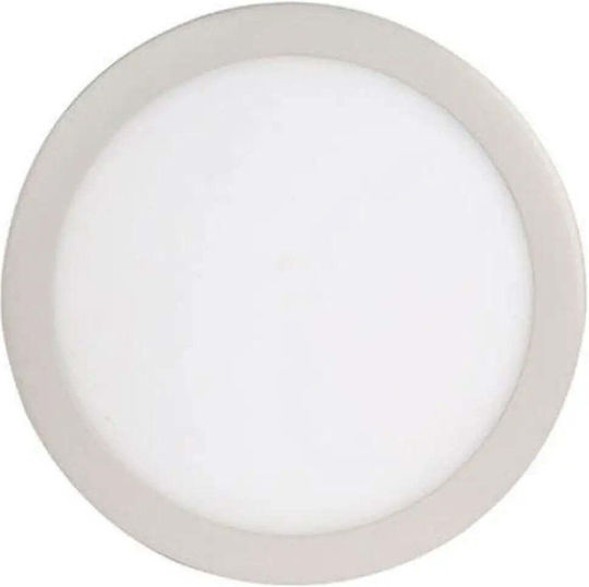 Horoz Electric Στρογγυλό LED Panel 24W με Ψυχρό Λευκό Φως 6400K 30εκ.