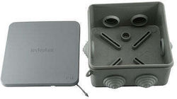 Junction Box Ip54 100 100 50 Gray Meloplam 100 100 50 Gray Ip54