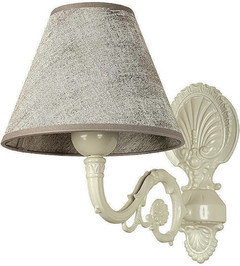 City Lux Klassische Wandleuchte mit E27 Lampenbirnensockel Bronze