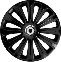 Car Wheel Hubcaps Versaco 14" Trend Rc Black Cbx 3d Metal Logo Smart 4 Pieces Car Wheel Hubcaps Versaco 14" Trend Rc Black Cbx 3d Metal Logo Smart 4 Pieces