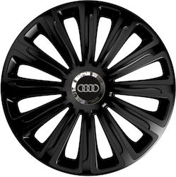 Car Wheel Hubcaps Versaco 15" Trend Rc Black Cbx 3d Metal Logo Audi 4 Pieces Car Wheel Hubcaps Versaco 15" Trend Rc Black Cbx 3d Metal Logo Audi 4 Pieces