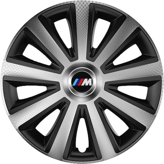 Тасии Трохове Автомобилни Versaco Aviator Карбон Хромирани и Черни 15" Сигнал Bmw M 4 Броя