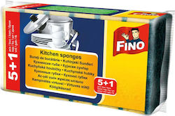 Kitchen Sponge 5+1 Pcs Fino