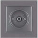 Tv Socket Edge Anthracite Nilson Alegra