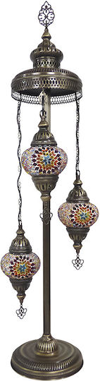 Heronia Stehlampe Höhe 110cm Bronze