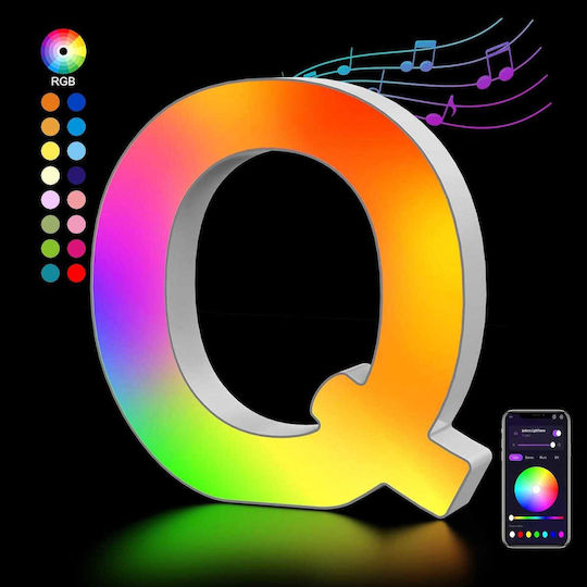 Φωτιστικό Φωτεινά RGB Γράμμα Φωτιστικό Φωτεινά RGB Γράμμα