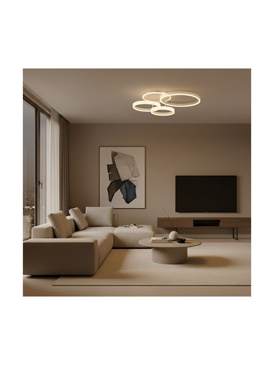 kelvo Venom Pendant Ceiling Light White LED wit...