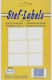Stef Labels 400pcs Adhesive Labels in White Colour 29x48mm