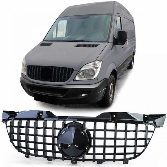 Μάσκα Mercedes-benz Sprinter W906 Pre-facelift 09-13 Gt Amg Panamericana Μαύρο Γυαλιστερό 1 Τεμάχιο Mercedes Benz Cαrνεr