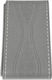 Car Steering Wheel Cover Gray Leatherette Anti-Slip Diameter 38cm Perforated Tailored