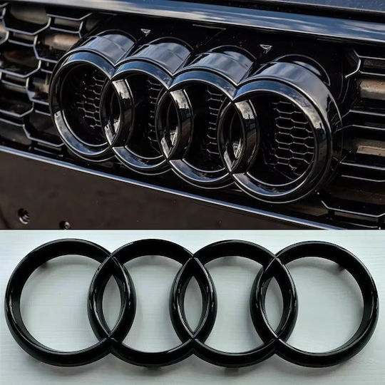 Σήμα Audi Μαύρο 272mm Audi A4 A3 A5 A6l A7 A4l Q3 Q5 Q7