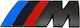 BMW M 3D Sticker Badge 5.5 X 2 Cm BMW M3 M4 M5 E34 E36 E61 E39 E60 E90 X1 X5 X3 X7 X6 F10 F20 G20 Black 1 Piece