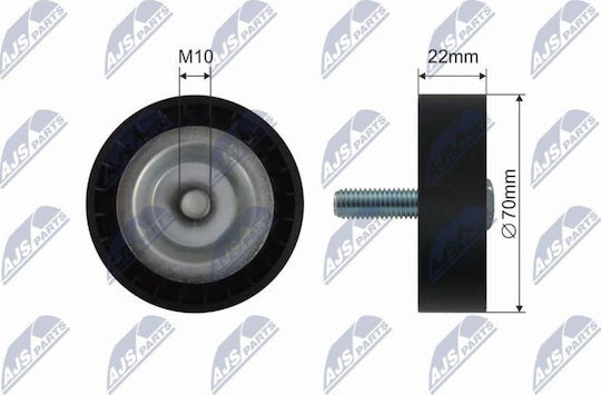 Idler Pulley Poly-v Belt Mercedes-benz C-class 2013-0 1.6l Sedan Mercedes-benz C-class 2013-0 2.0l Sedan Mercedes-benz C-class Convertible 2016-0 1.6l Convertible