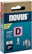 D-type Staples 53f 8 Mm Novus 1200 Pieces
