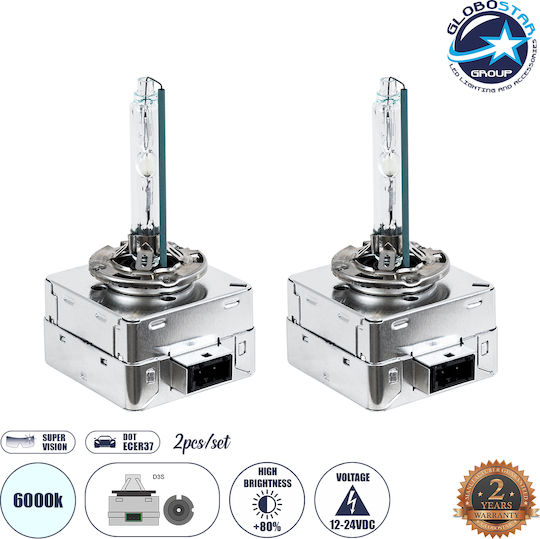 Hid Крушка Ксенон D3s Super Vision Висока Яркост +80% Canbus Dot Ecer37 55w/110w 5000lm/10000lm