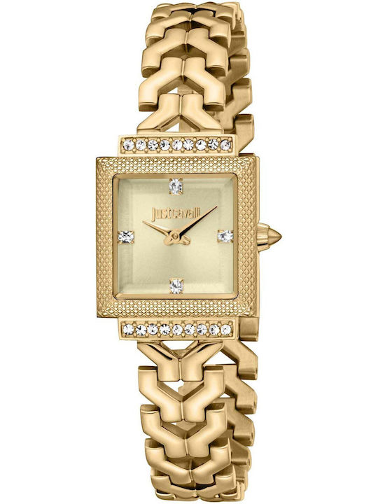Just Cavalli Crystals Women's Watch 28mm Batter...