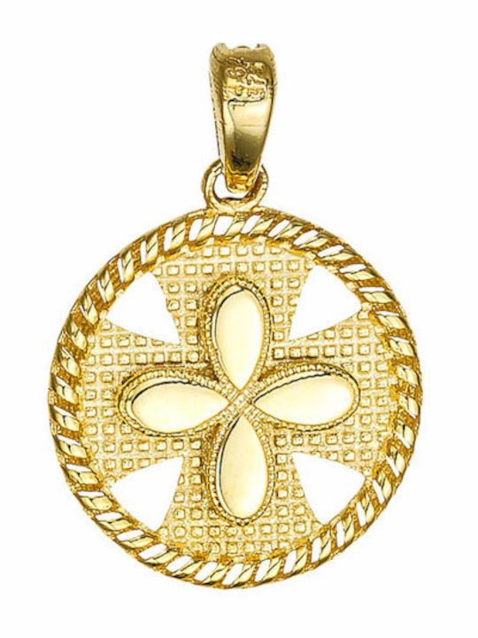 Kritsimis Pandantiv Talisman Constantin Din Aur 9 Carate