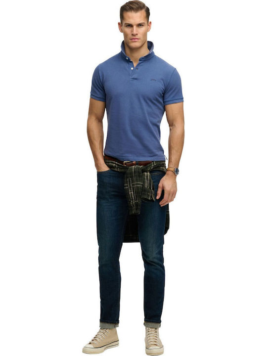 Superdry Polo Blouse Blue