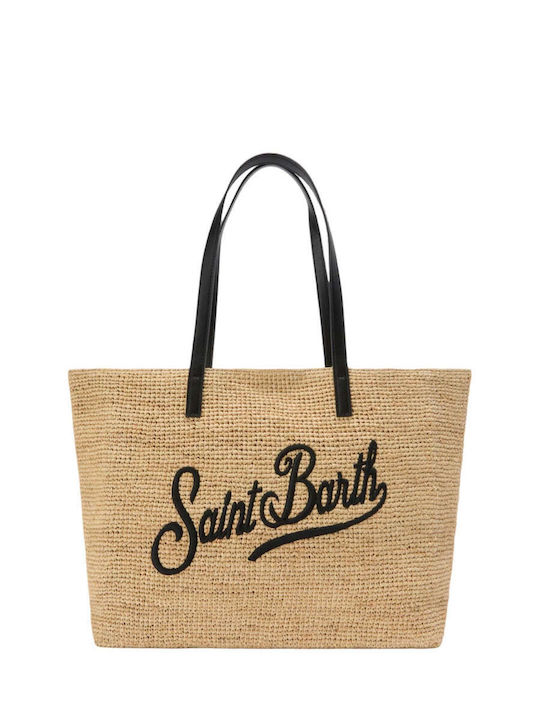 MC2 Raffia City Wicker Beach Bag Beige