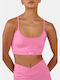 Strappy Bra Women's Sports Bra Playful Pink