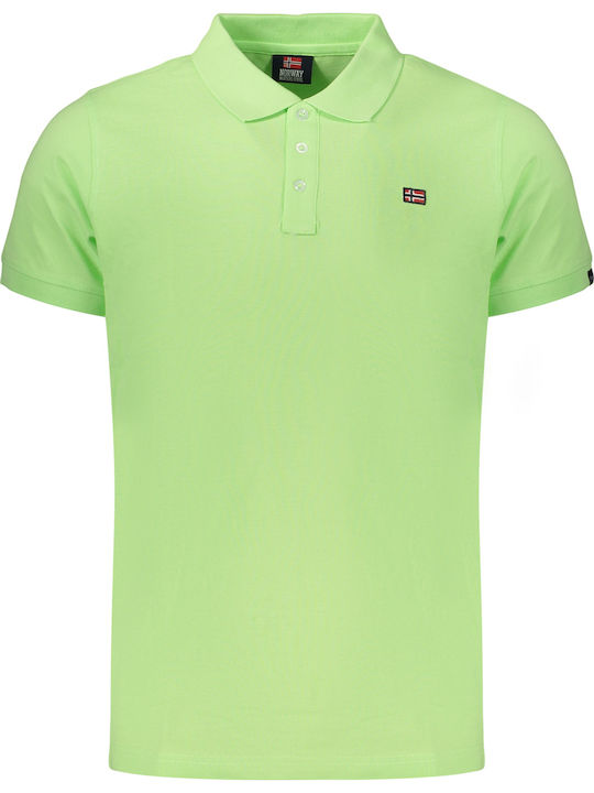 Polo Short Sleeve Green Blouse