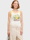Women's Cotton Sleeveless Yellow Blouse