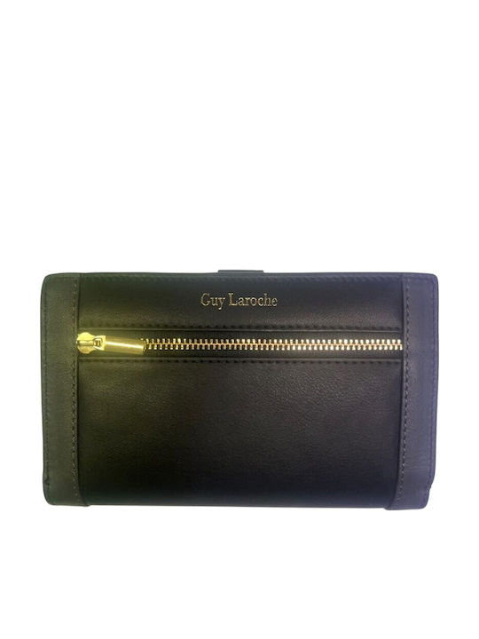 Guy Laroche Leather Women's Wallet with RFID Black