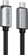 Cabletime Usb4 USB 4 Видео Кабел USB-C Мъжки - USB-C 240W Черен 1м