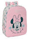 Minnie Mouse Σχολική Τσάντα Πλάτης Ροζ 26 x 11 x 34εκ