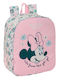 Minnie Mouse Σχολική Τσάντα Πλάτης Ροζ 22 x 10 x 27εκ