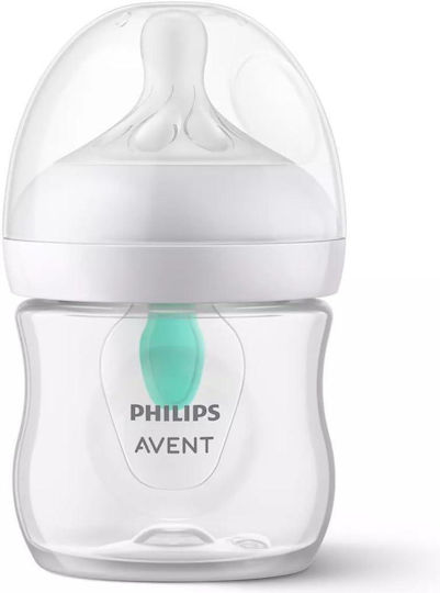 Philips Plastic Baby Bottle Natural Anti-colic with Silicone Teat for 0+ Months Transparent 125ml