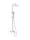 Deante Shower Column with Bathtub Mixer Black