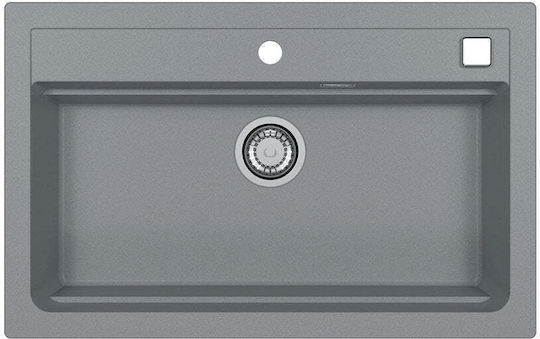 Alveus Drop-In Inox mit Wasserhahn M79xP50cm Graue